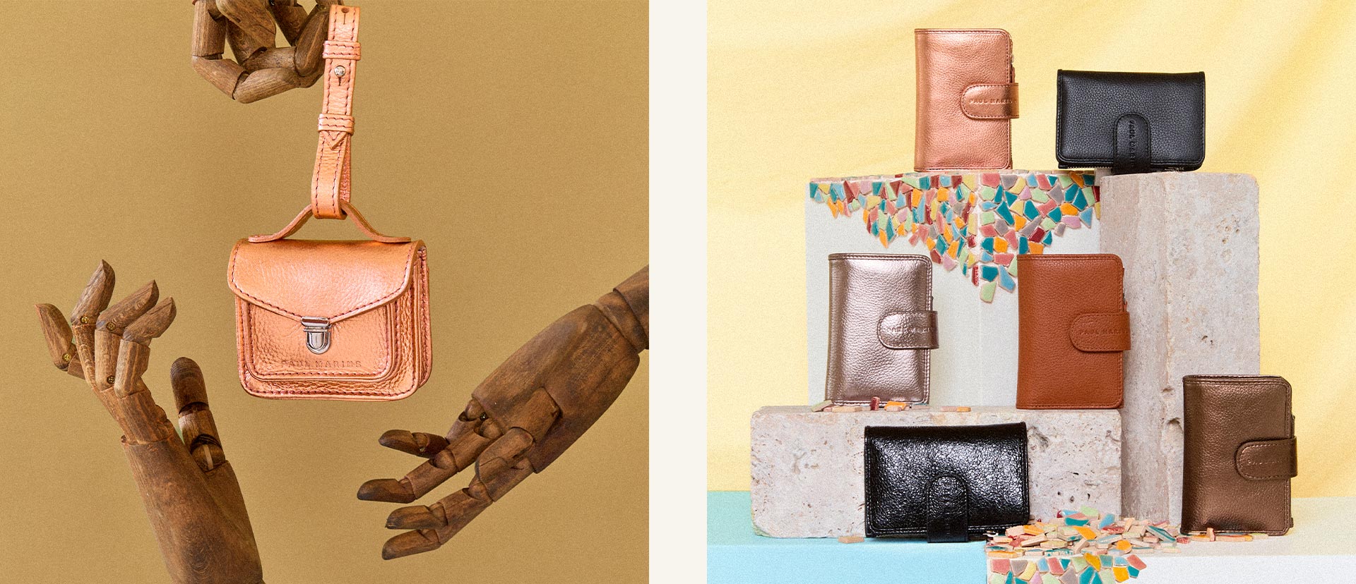 Porte-monnaie bijou de sac en cuir