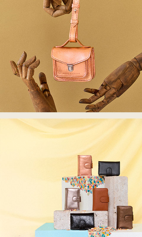 Porte-monnaie bijou de sac en cuir