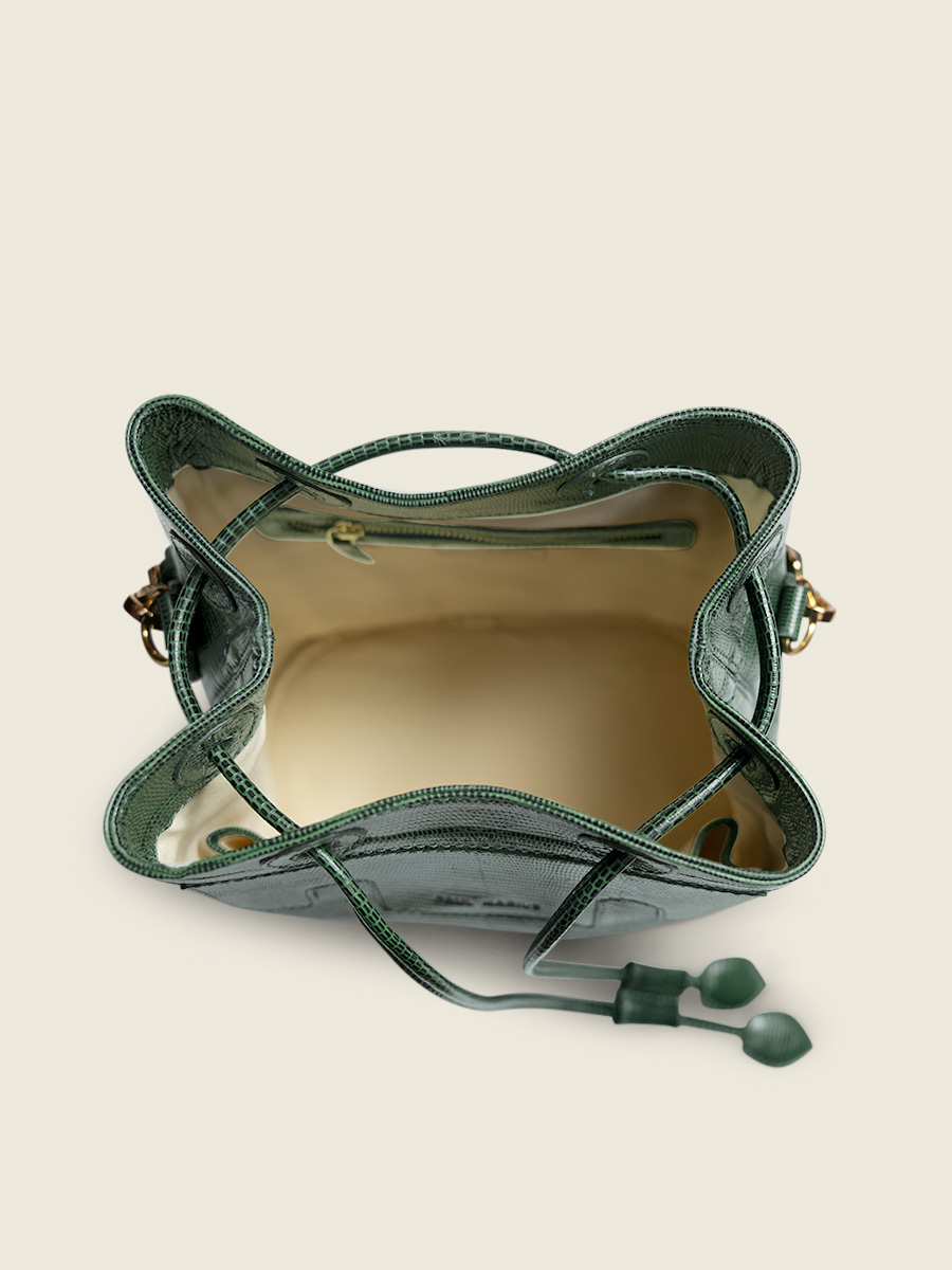 photo-vue-interieure-sac-seau-cuir-vert-capucine-1960-paul-marius-w39-l-dg