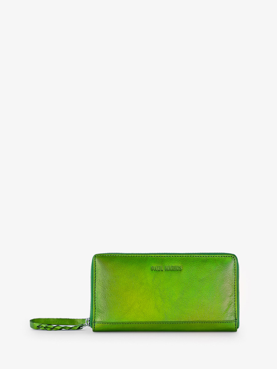 photo-vue-de-face-portefeuille-cuir-femme-vert-leportefeuille-charlotte-absinthe-paul-marius-m63-gr-b