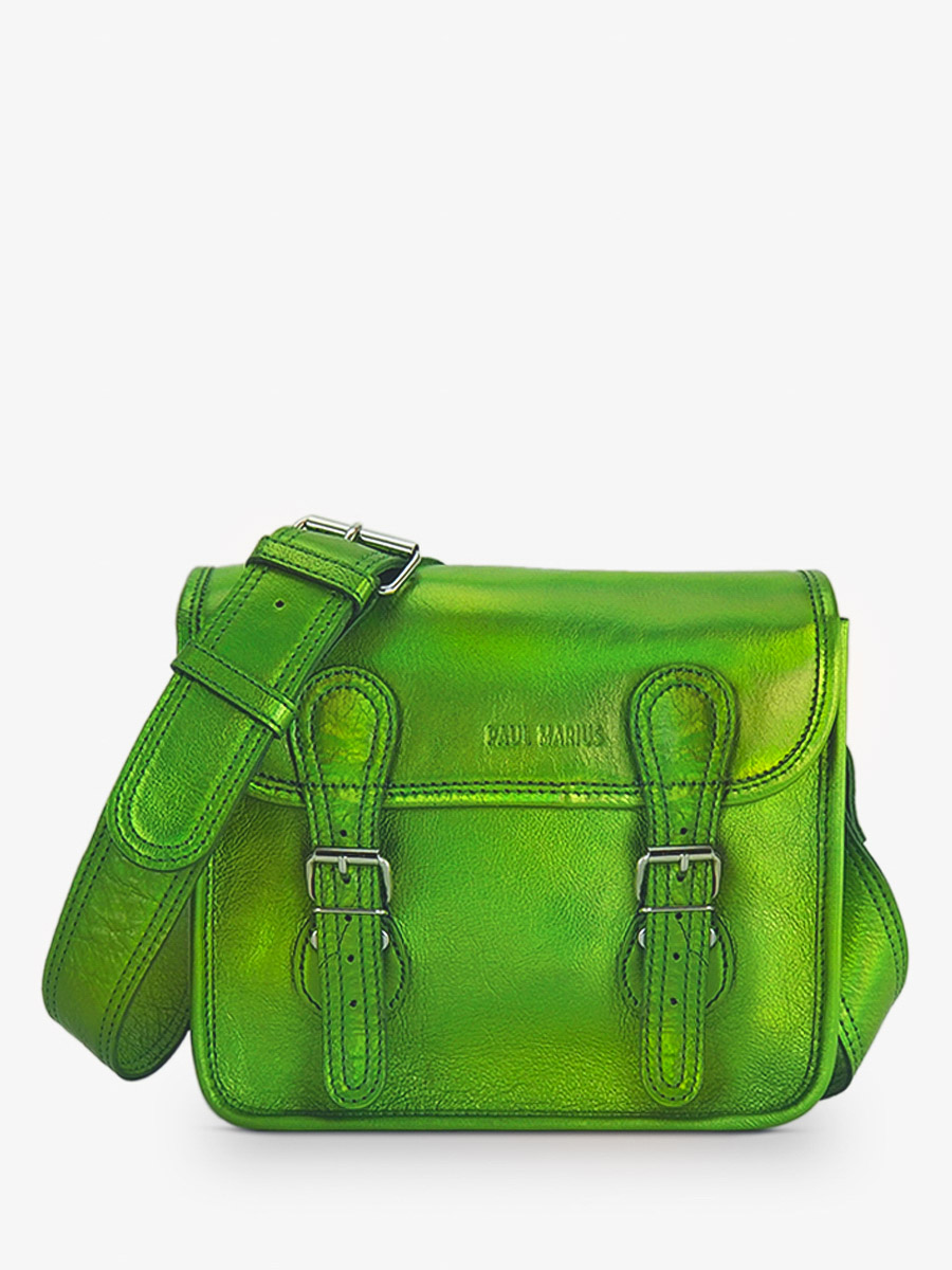 photo-vue-de-face-sac-bandouliere-cuir-femme-vert-lasacoche-s-absinthe-paul-marius-m02s10-gr-b