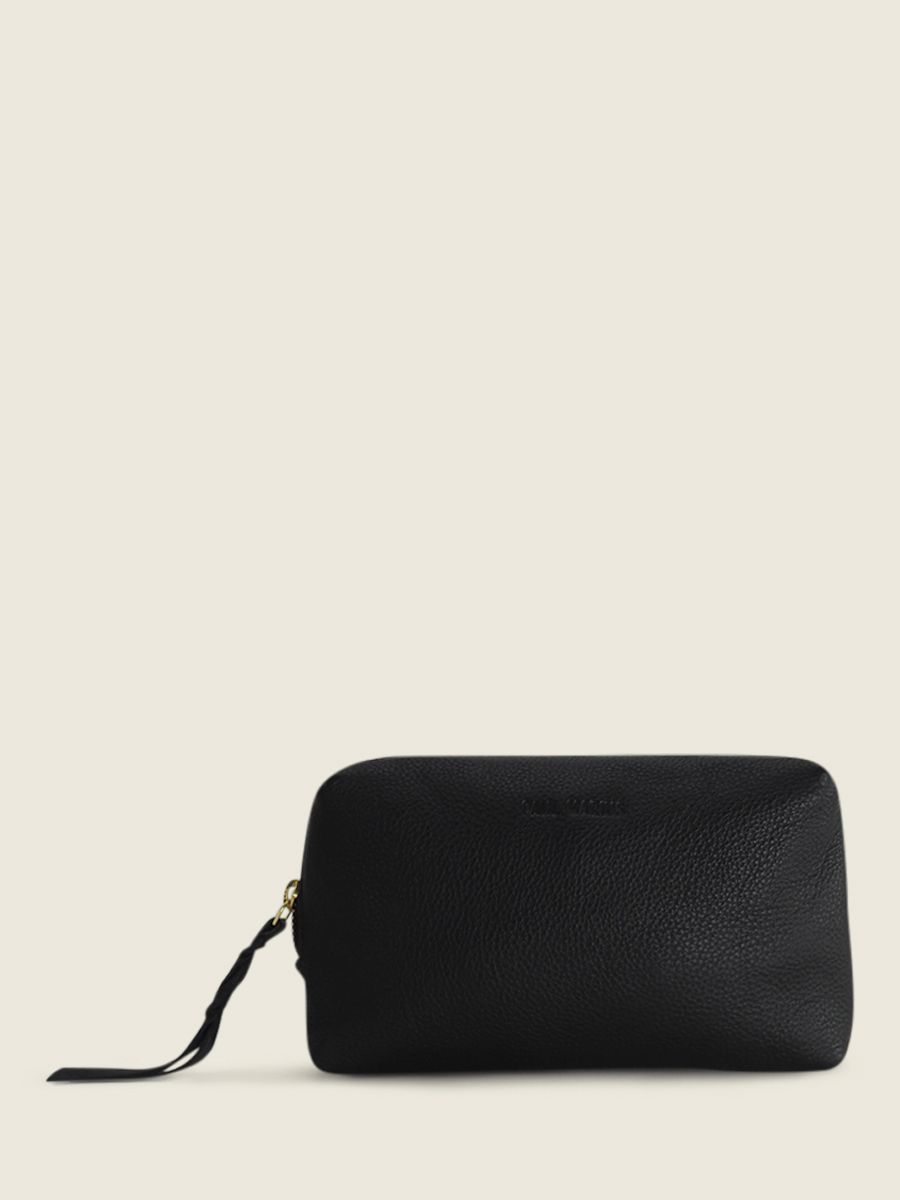 photo-vue-de-face-trousse-maquillage-cuir-noir-adele-art-deco-noir-paul-marius-m500-ad-b
