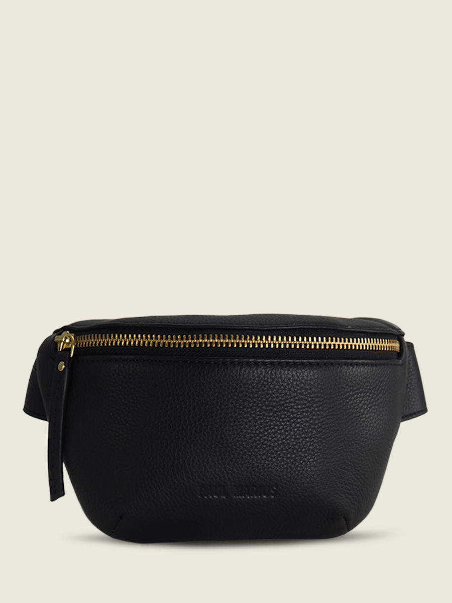 photo-vue-de-cote-mini-sac-banane-cuir-noir-labanane-xs-art-deco-noir-paul-marius-m503xs-ad-b