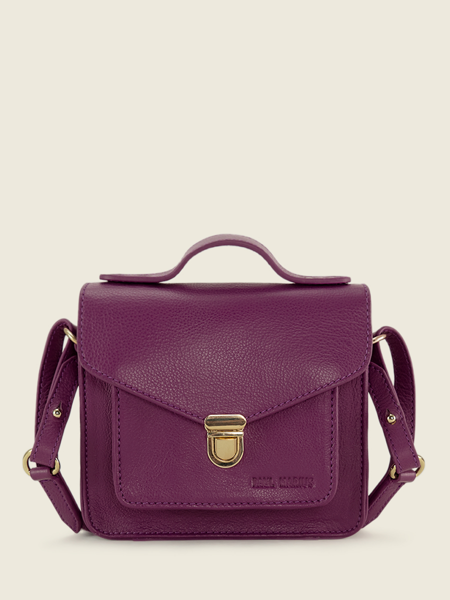 photo-vue-de-face-mini-sac-main-cuir-femme-violet-mademoiselle-george-xs-art-deco-zinzolin-paul-marius-w05xs-ad-zi