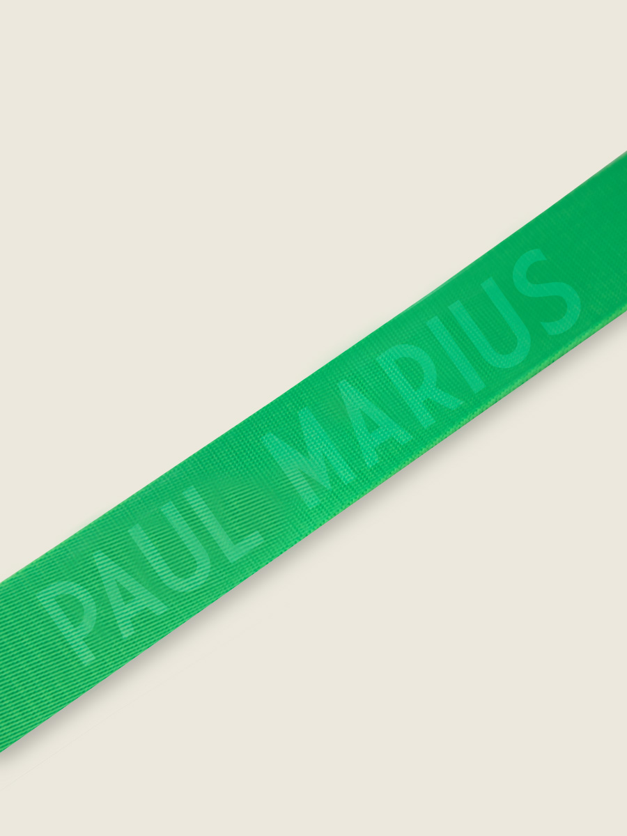 photo-vue-zoom-matiere-sac-demi-lune-cuir-vert-garance-neon-paul-marius-w40-ne-gr