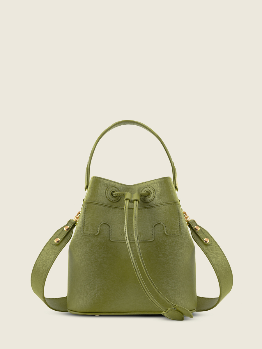 sac-seau-cuir-capucine-vert-olive-vue-face-w39-gr-o
