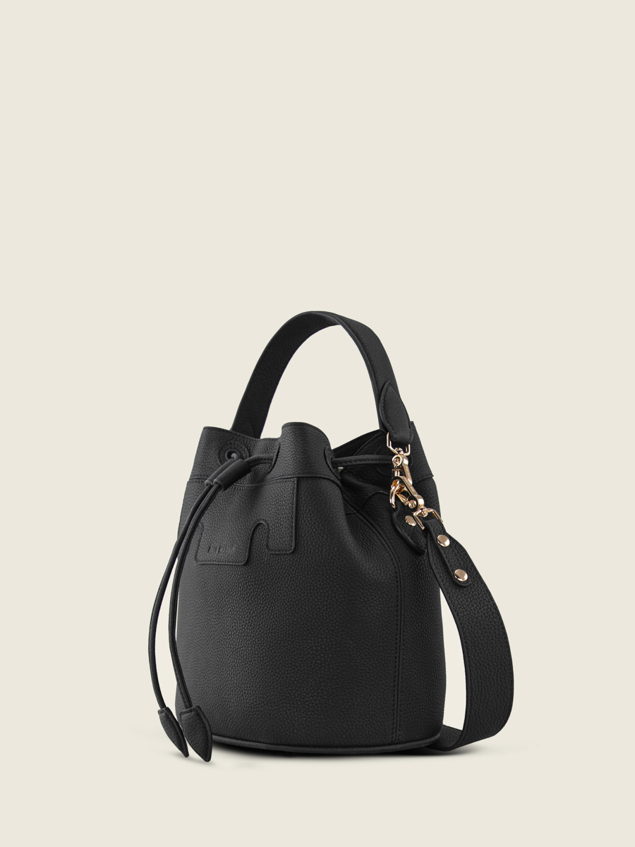 sac-seau--cuir-capucine-noir-charbon-vue-cote-w39-bm-b