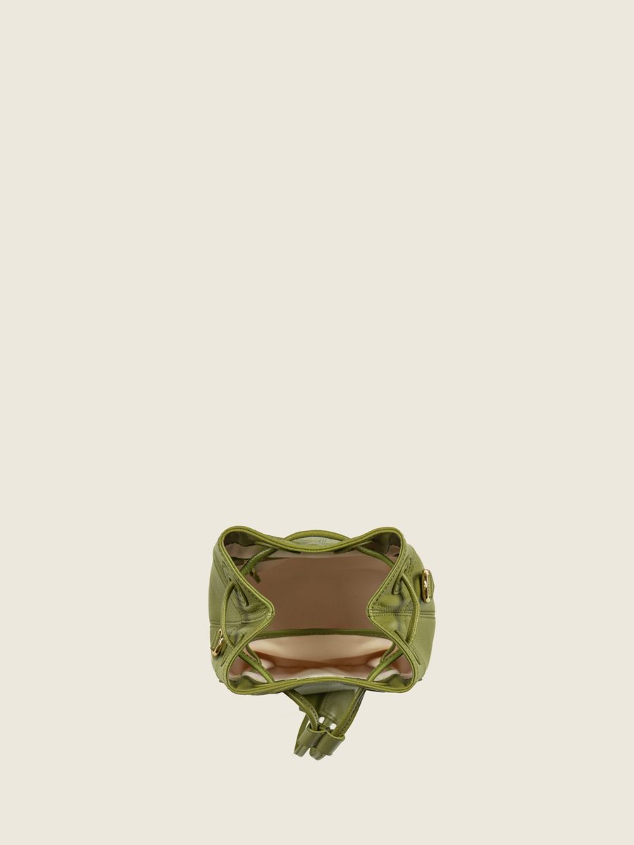 mini-sac-seau-cuir-capucine-xs-vert-olive-vue-interieure-w39xs-gr-o