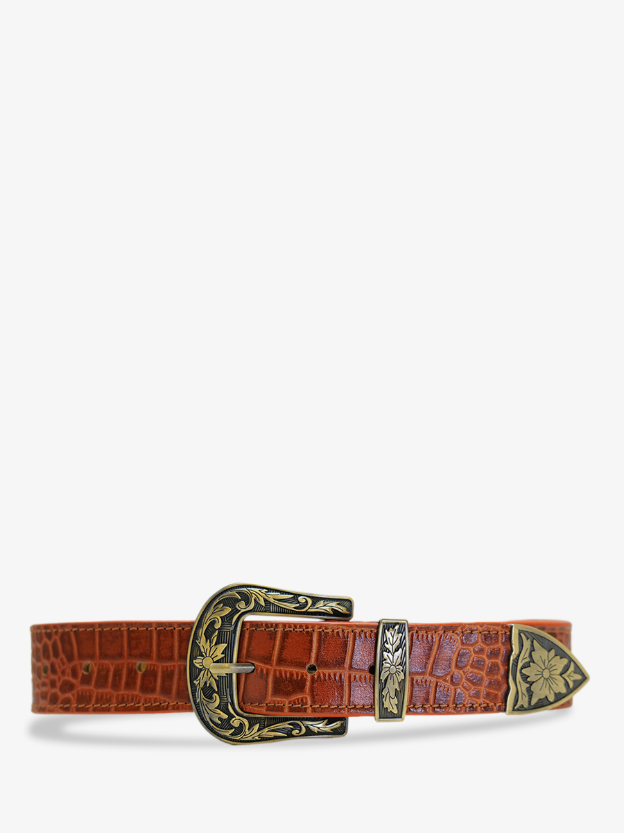 photo-vue-de-cote-ceinture-cuir-femme-leceinture-alligator-marron-paul-marius-lb-w-115-a-l