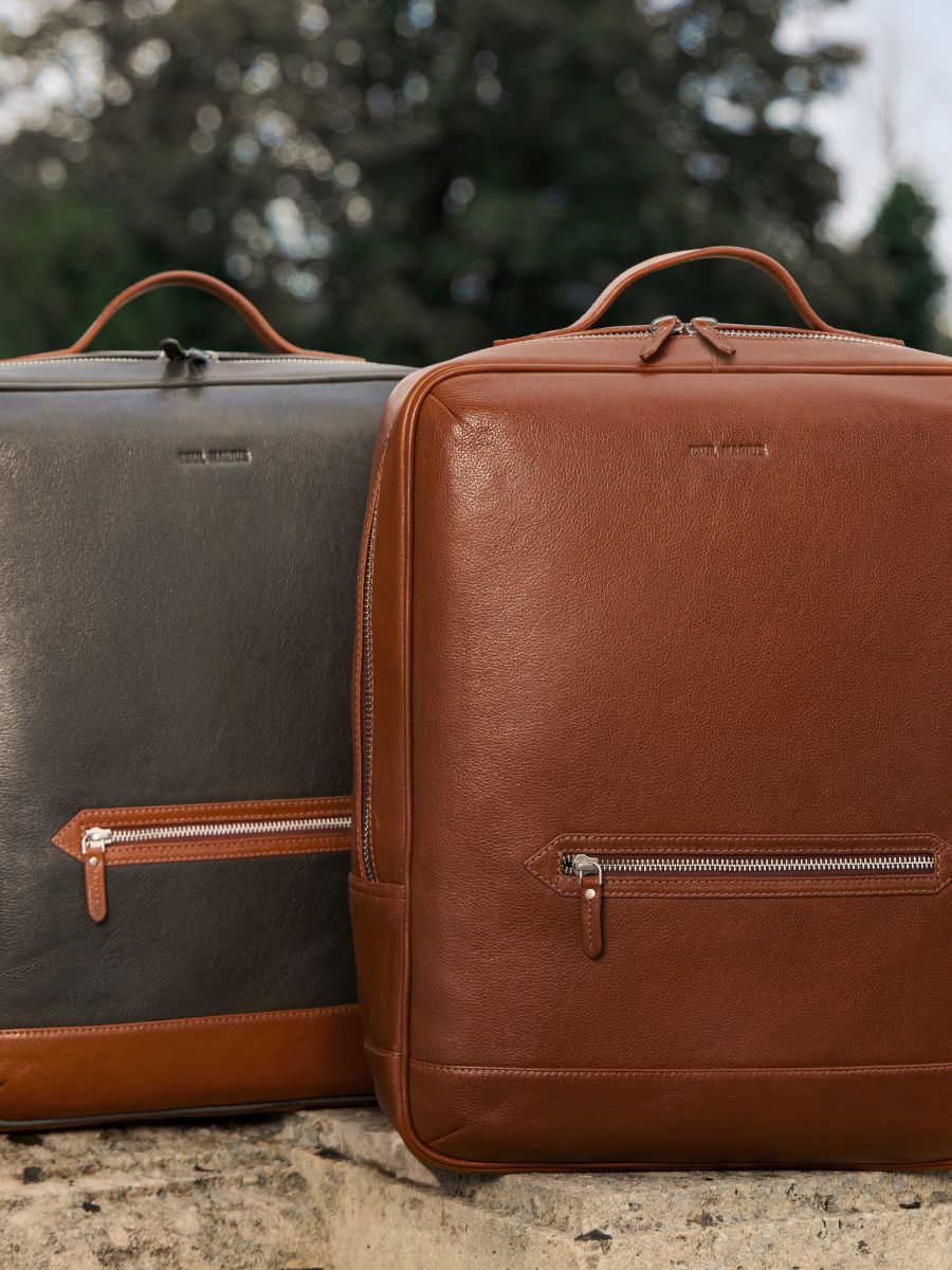 photo-vue-zoom-matiere-sac-dos-cuir-vert-marron-la-suite-charles-vert-anglais-naturel-paul-marius-b11-gr-l
