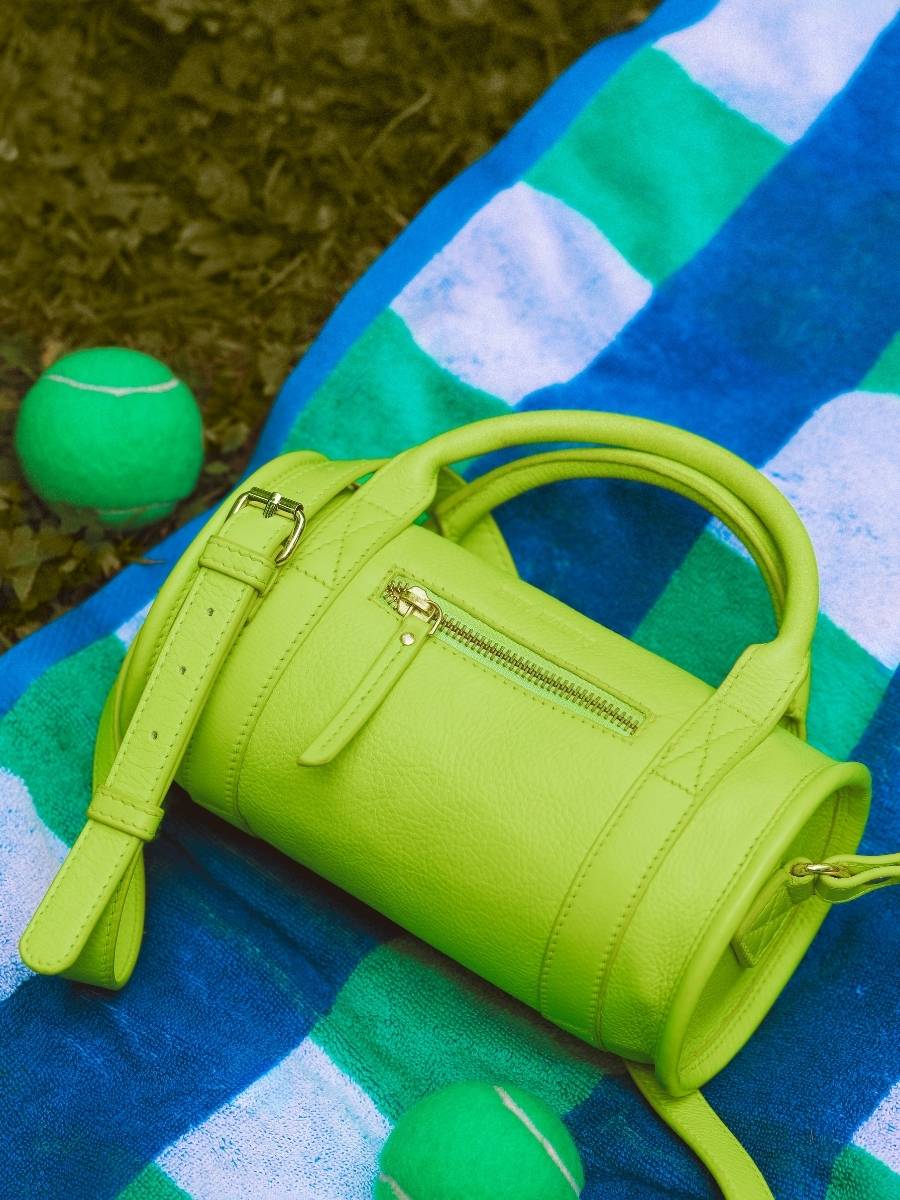 Charlie Sorbet Pomme mini sac main cuir vert femme PAUL MARIUS