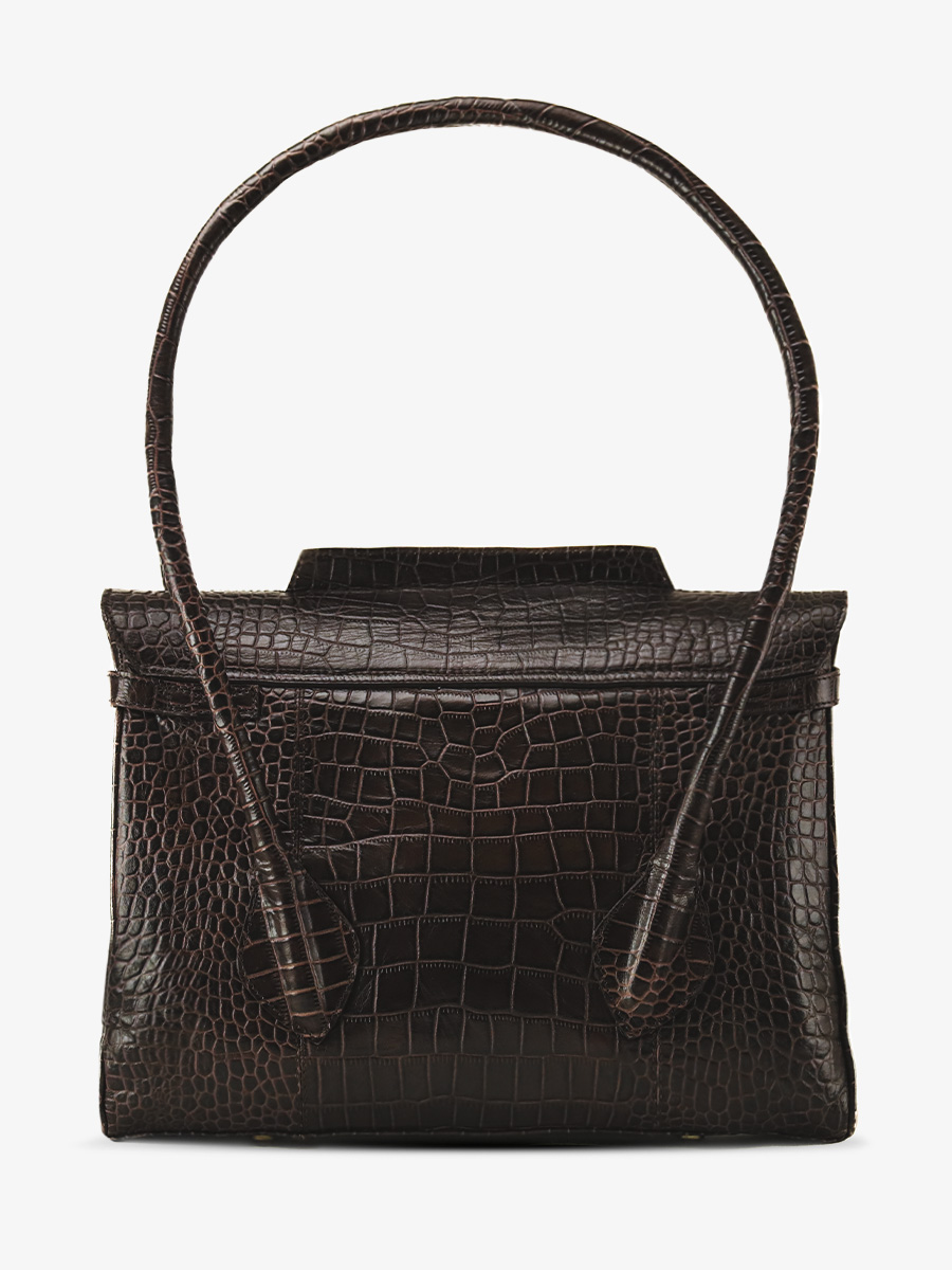 photo-vue-de-dos-sac-main-cuir-femme-colette-m-alligator-marron-paul-marius-w028m-a-db