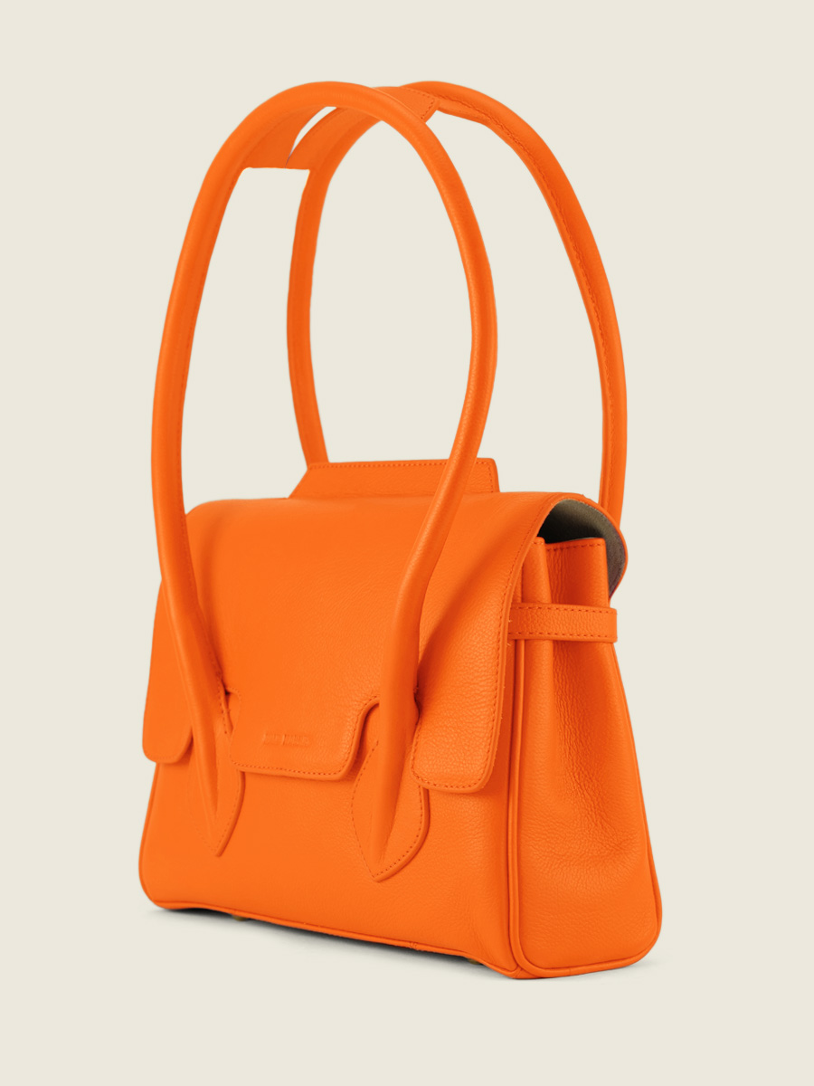 photo-vue-cote-sac-a-main-cuir-orange-colette-s-sorbet-mangue-paul-marius-w28s-sb-o