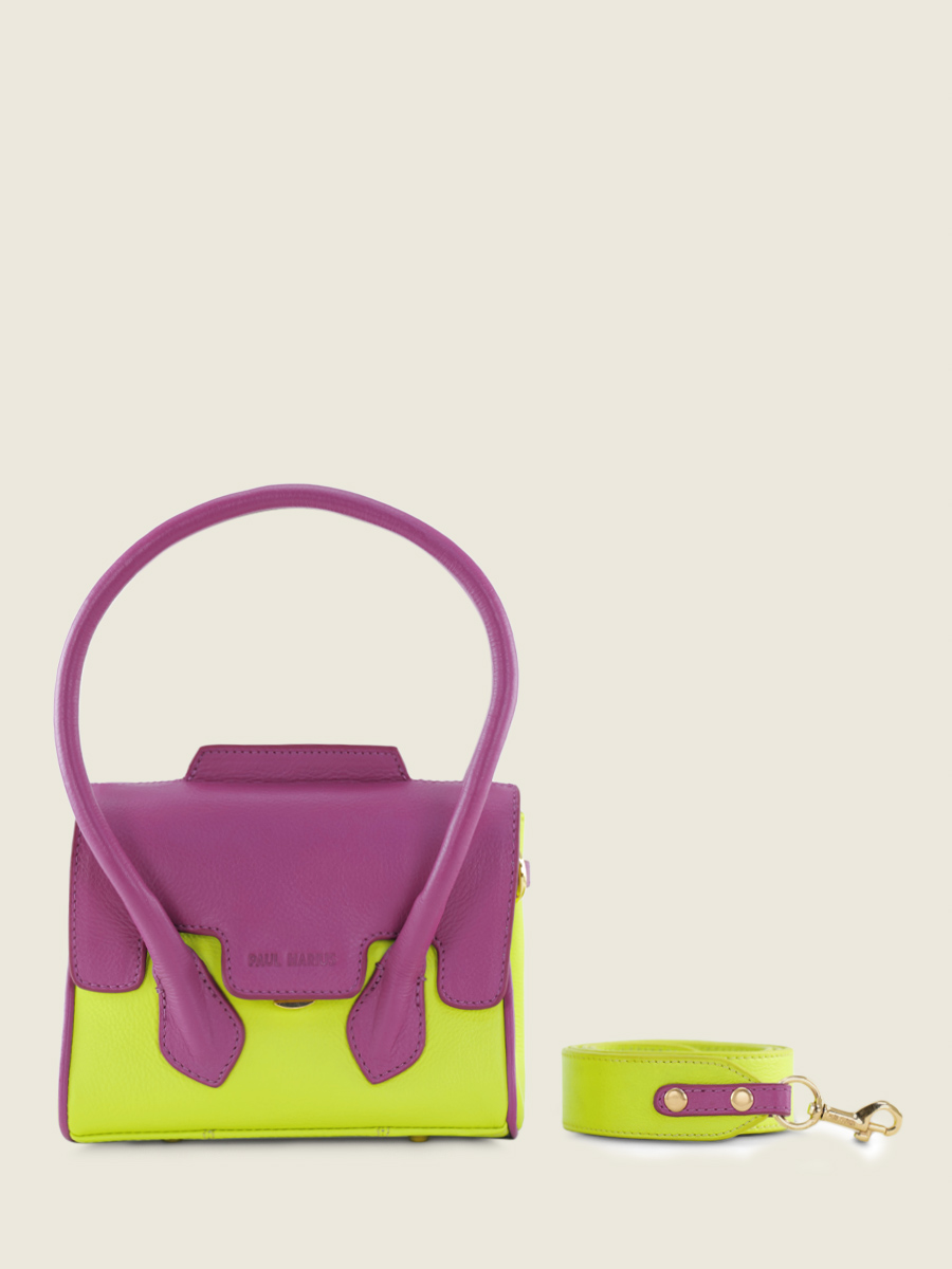 photo-vue-cote-mini-sac-a-main-cuir-vert-violet-colette-xs-sorbet-pomme-cassis-paul-marius-w28xs-sb-lgr-p