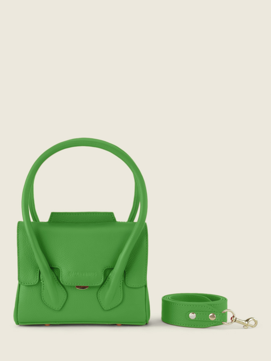 photo-vue-face-mini-sac-a-main-cuir-vert-colette-xs-sorbet-kiwi-paul-marius-w28xs-sb-gr