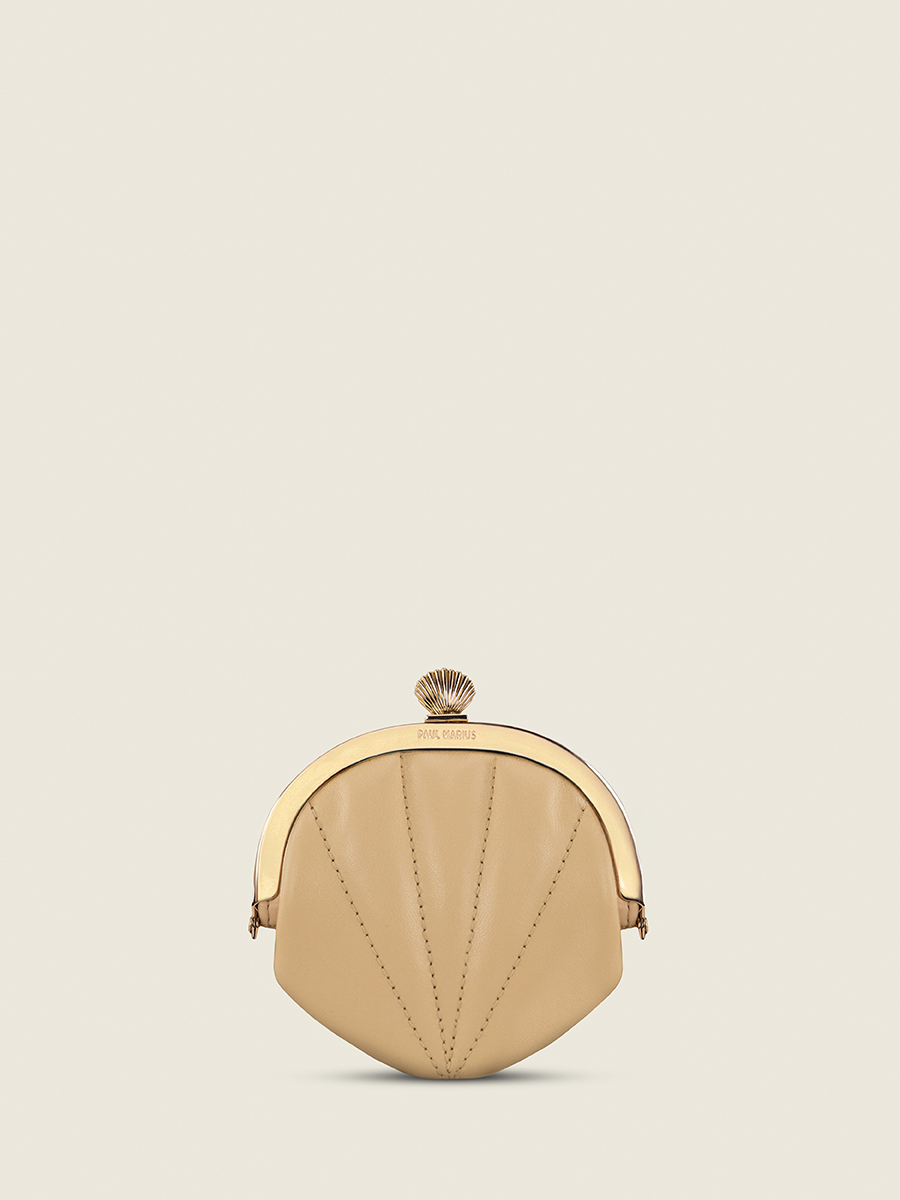 porte-monnaie-beige-cuir-naïade-coquillage-sable-vue-face-m87-n
