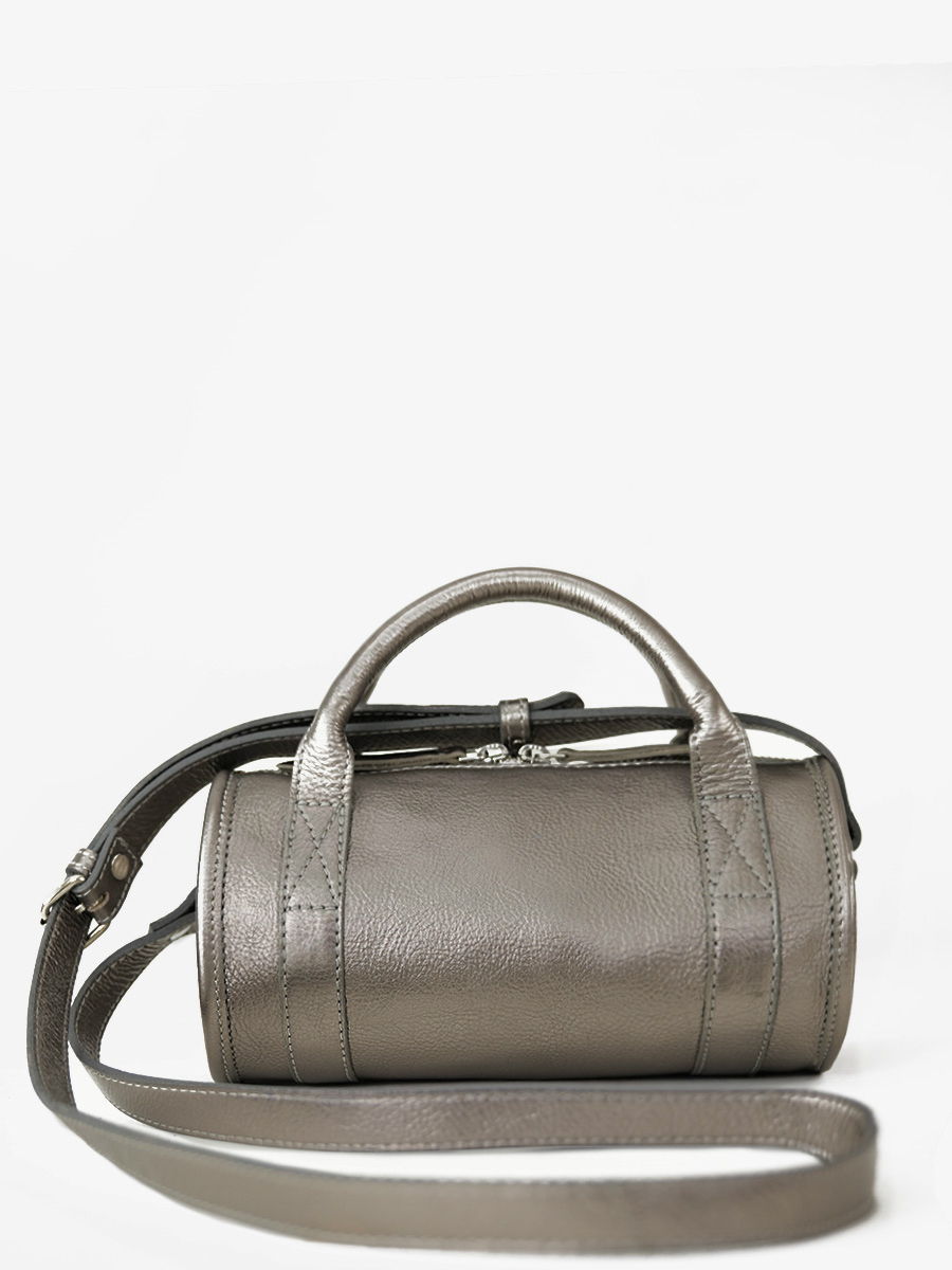 photo-vue-de-dos-sac-main-cuir-argente-femme-charlie-acier-paul-marius-w30-gm