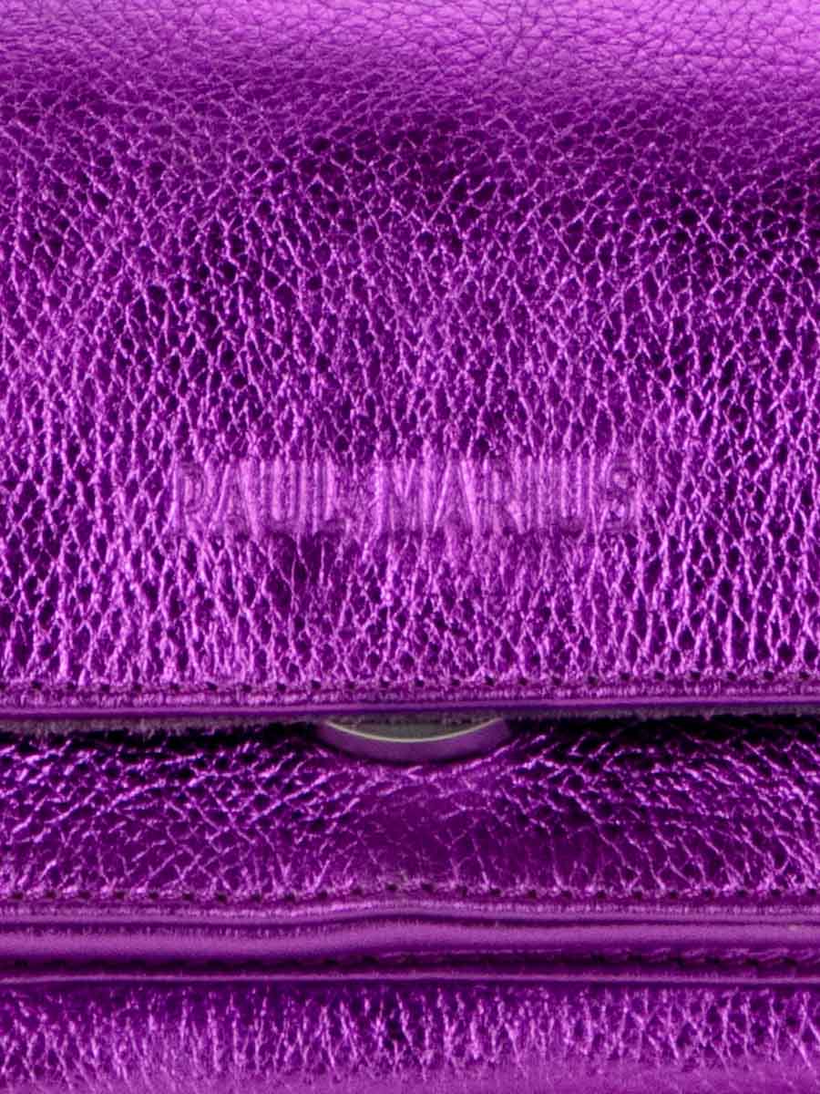 photo-vue-zoom-matiere-mini-sac-bandouliere-cuir-violet-metallise-diane-xs-bonbon-paul-marius-w35xs-m-p