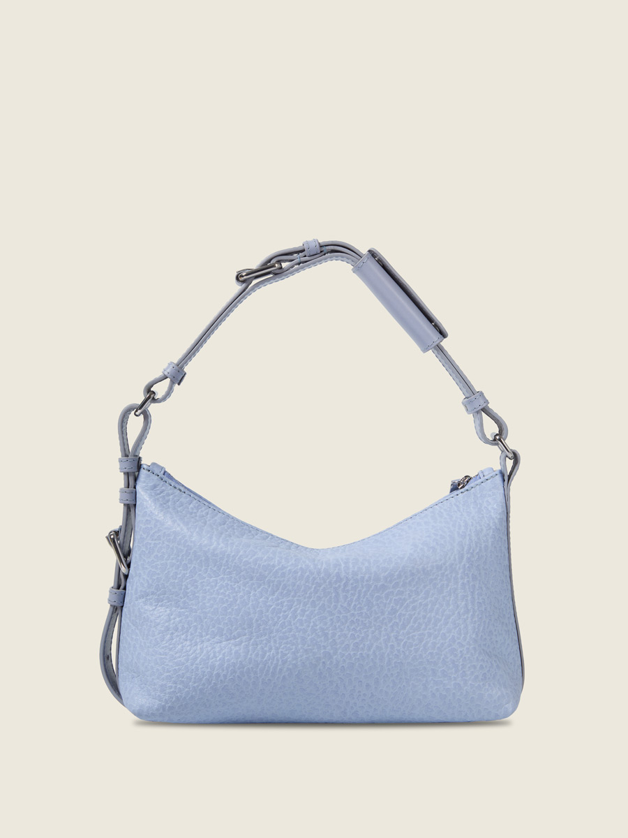 Sac baguette en cuir violet Elliott Baguette - Lavande vue interieure