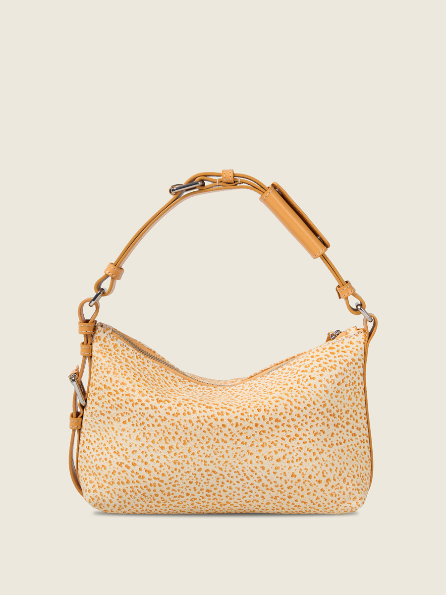 Sac baguette en cuir orange Elliott Baguette - Orangeade vue interieure