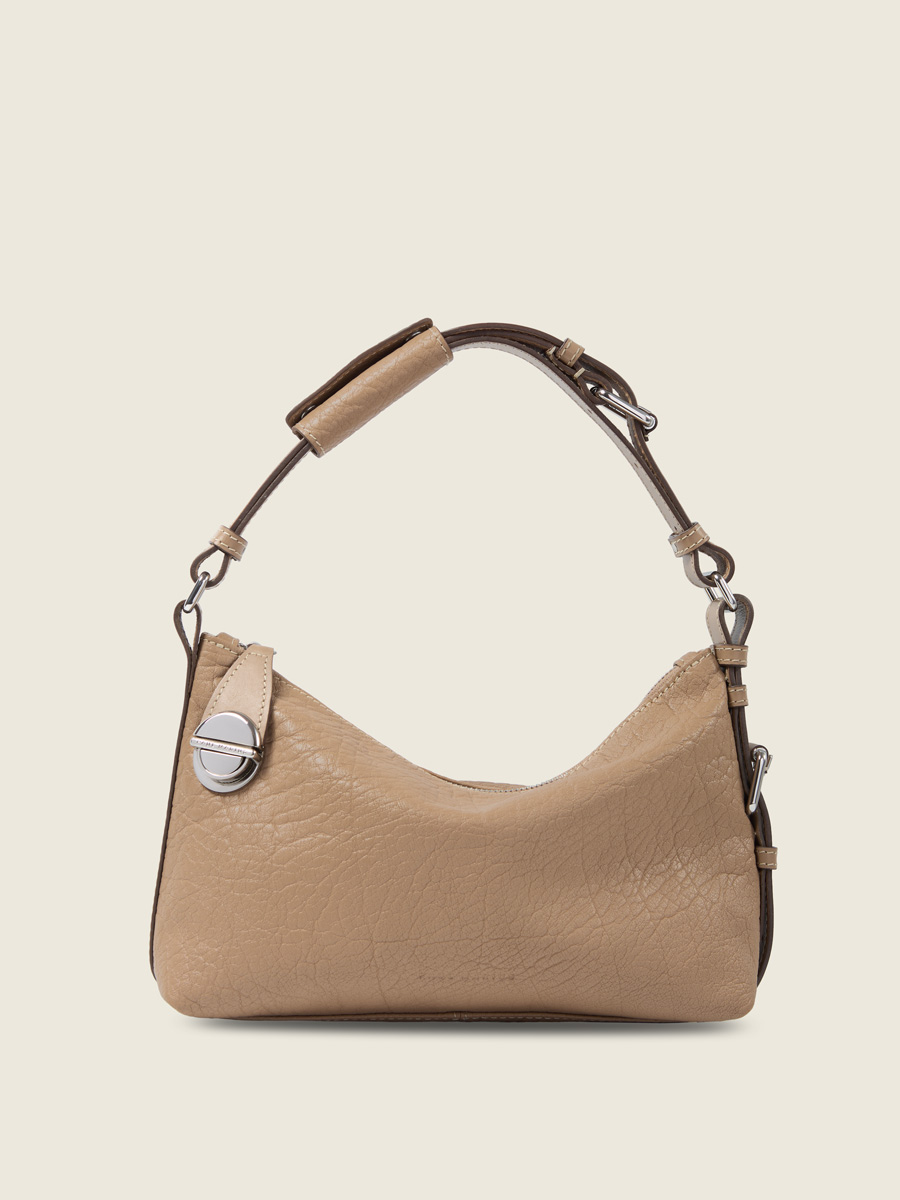 sac-baguette-elliott-cuir-taupe-femme-vue-face-w73m-bei