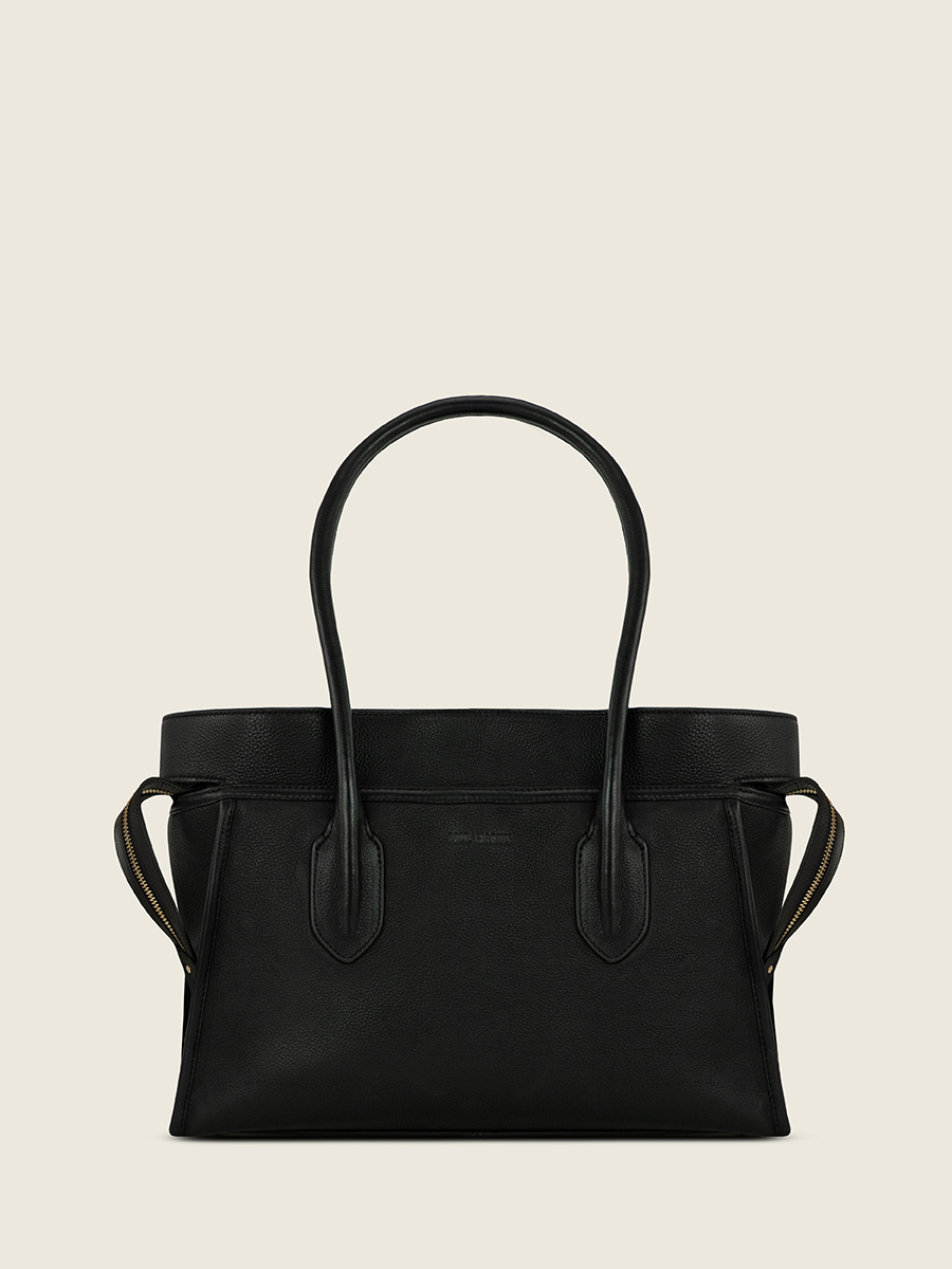  sac-voyage-sac-main-eros-m-noir-Charbon-vue-face-w52m-bm-b