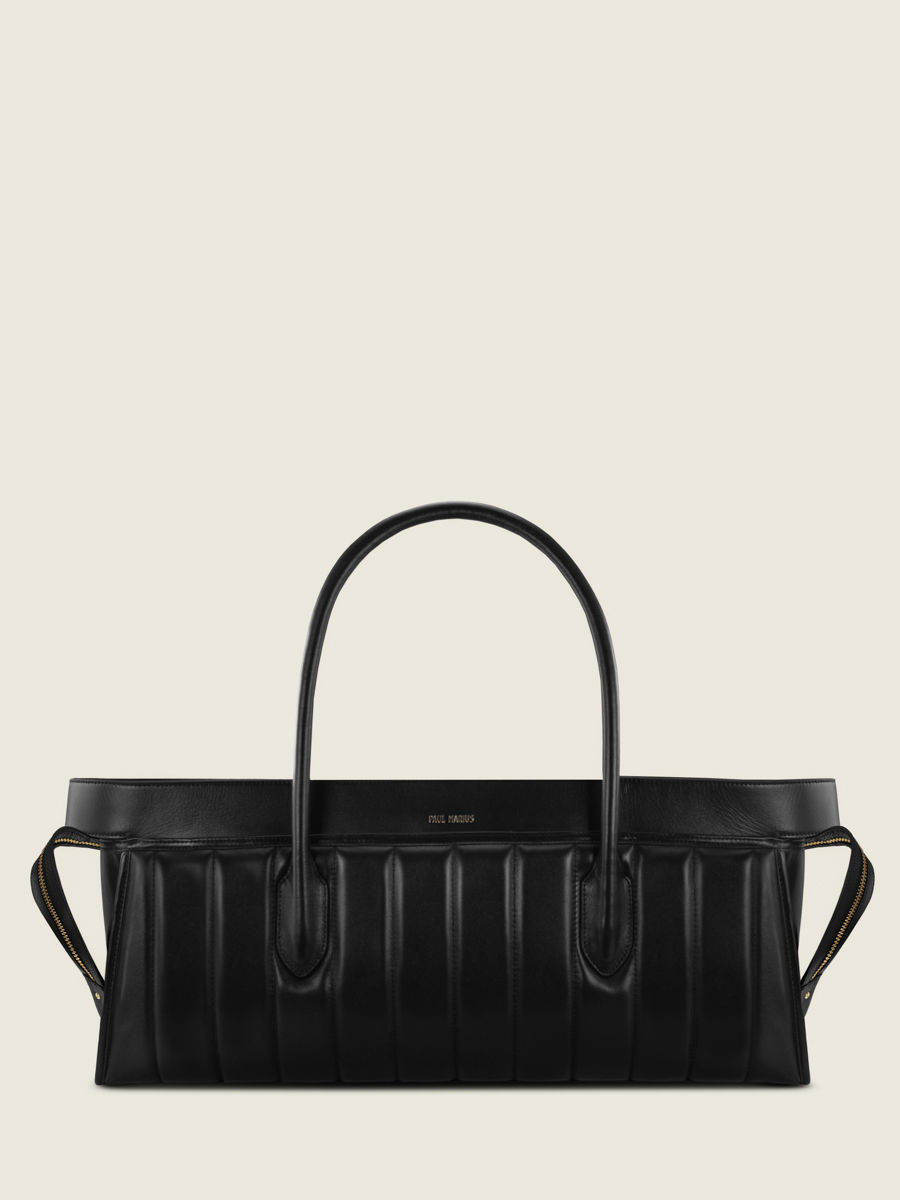 sac-voyage-matelasse-eros-ultra-long-sellerie-noir-vue-face-w52l-mat-s-b