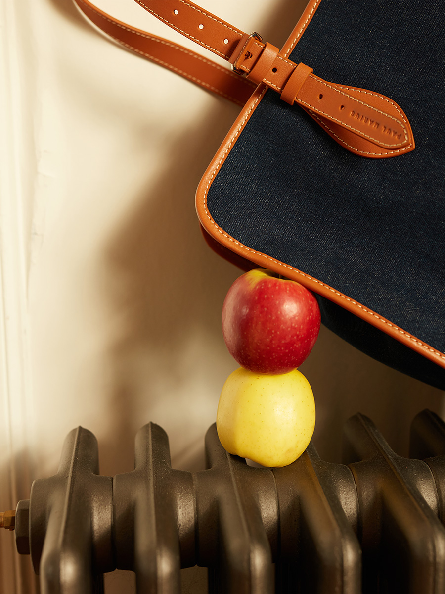 Sac cabas denim brut LeCabas Escapade - Denim Brut photo focus matiere