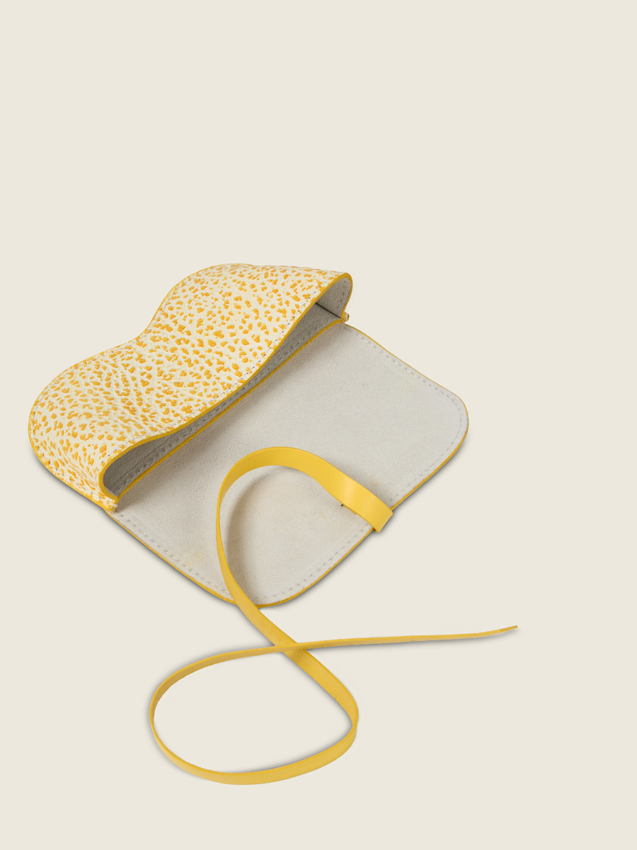 L'Etui à Lunettes en cuir jaune L'Étui à Lunettes - Citronnade vue dos