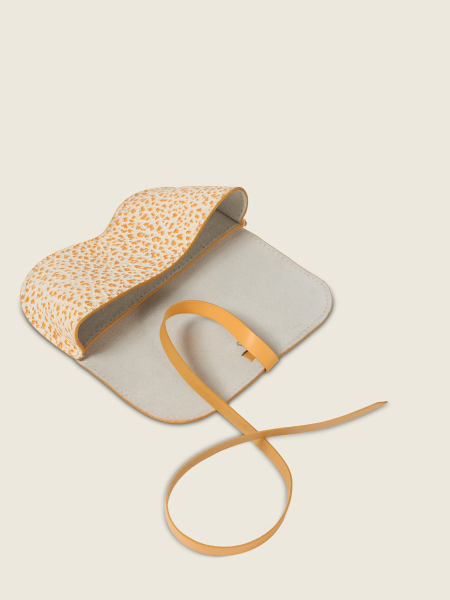 L'Etui à Lunettes en cuir orangeade L'Étui à Lunettes - Orangeade vue dos
