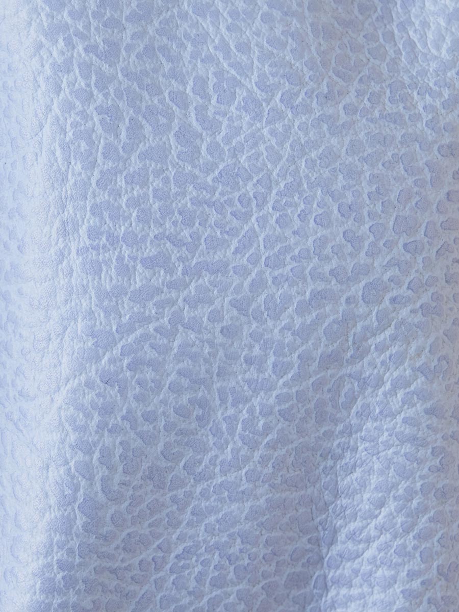 Sac bandoulière en cuir violet LeBohémien - Lavande photo focus matiere