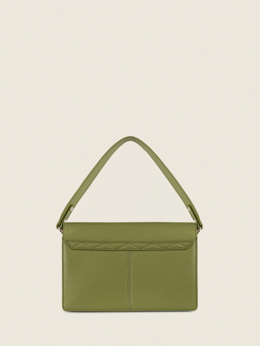 sac-baguette-cuir-gabrielle-vert-olive-vue-dos-w42-gr-o