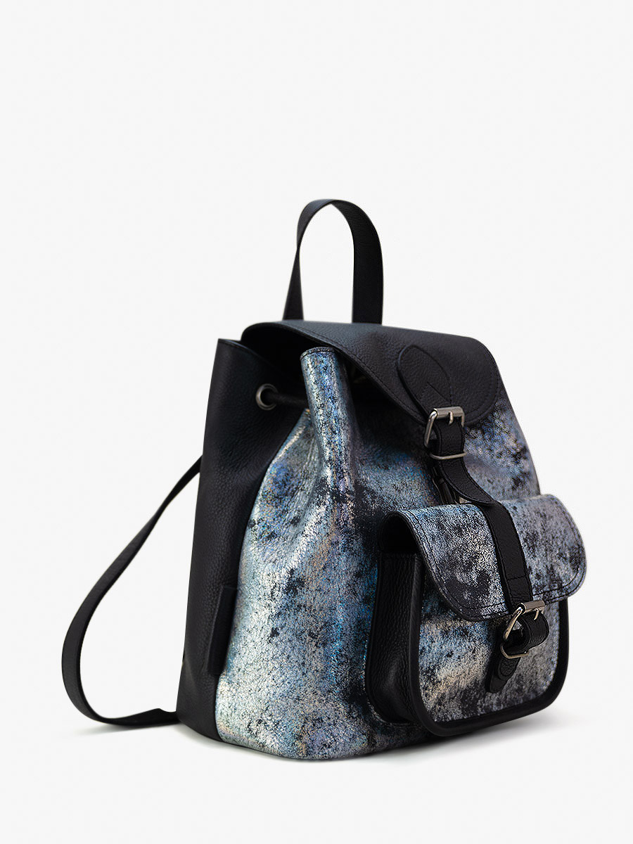 LeBaroudeur Galaxie sac dos en cuir holographique pour femme PAUL MARIUS