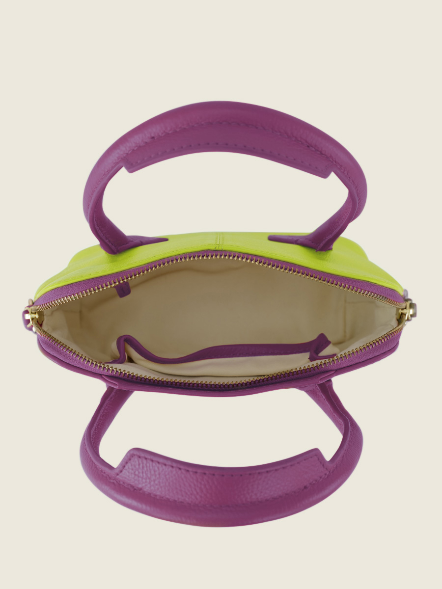 photo-vue-interieure-mini-sac-a-main-cuir-vert-violet-gisele-xs-sorbet-pomme-cassis-paul-marius-w32xs-sb-lgr-p
