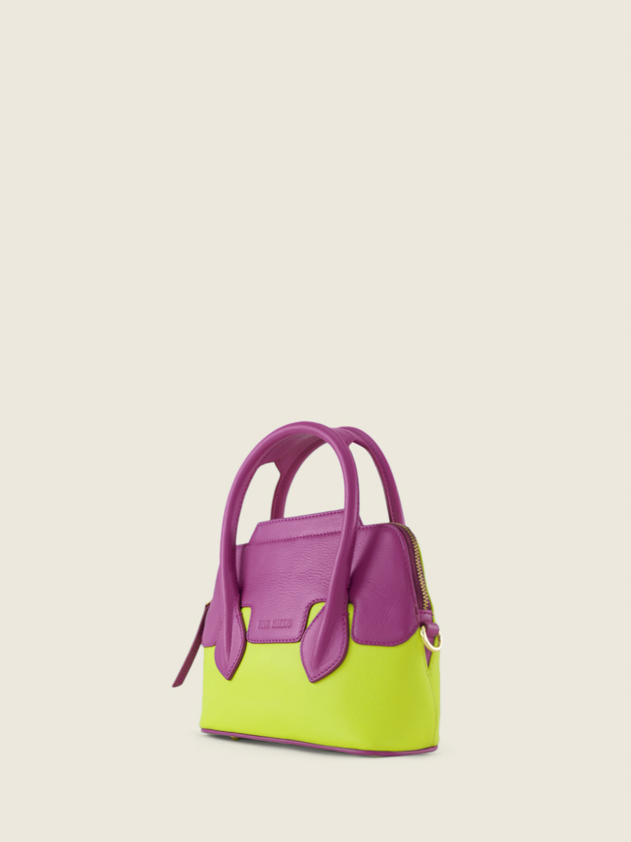 photo-vue-cote-mini-sac-a-main-cuir-vert-violet-gisele-xs-sorbet-pomme-cassis-paul-marius-w32xs-sb-lgr-p