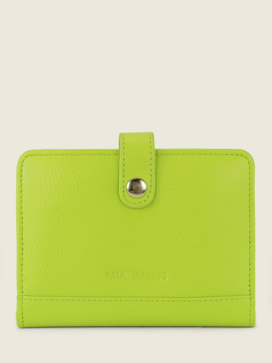 photo-vue-face-portefeuille-cuir-vert-leportefeuille-jeanne-sorbet-pomme-paul-marius-m34-sb-lgr