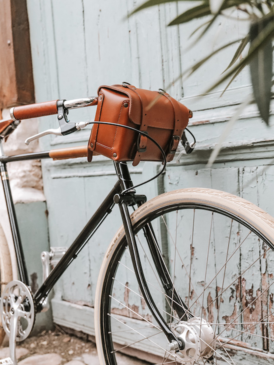 Bicyclette S Naturel - sacoche vélo Marron