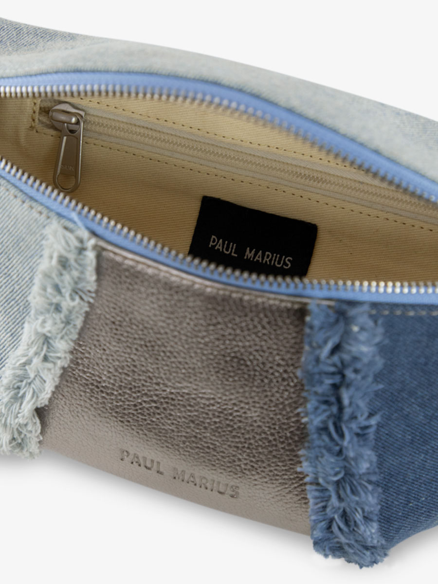 photo-vue-interieure-sac-banane-cuir-jean-argente-femme-labanane-denim-acier-paul-marius-m503-gm-denim