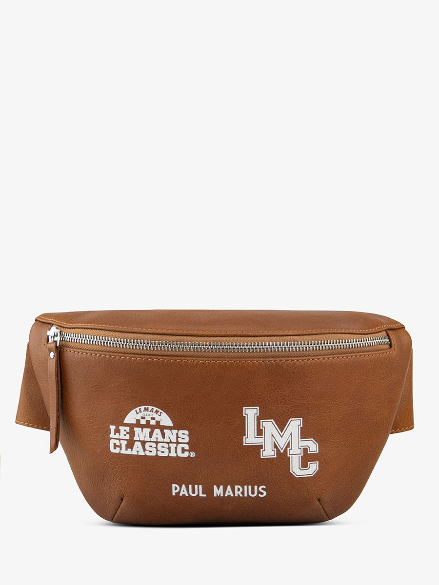 sac-banane-marron-cuir-labanane-le-mans-classic-2025-vue-face-m503-lemans25-l