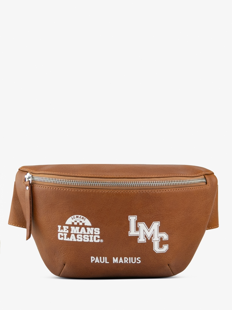 sac-banane-marron-cuir-labanane-le-mans-classic-2025-vue-face-m503-lemans25-l