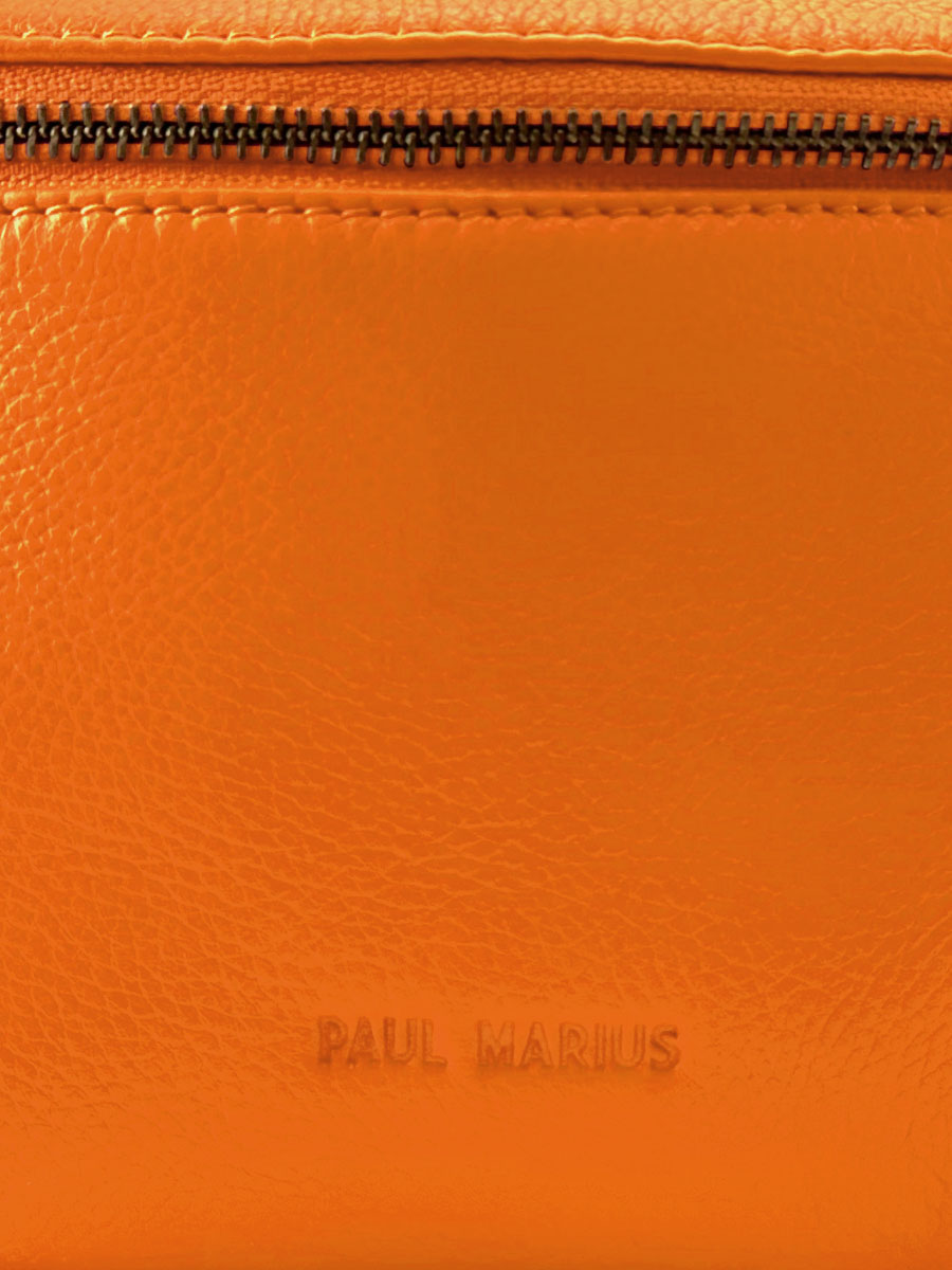 photo-portee-sac-banane-cuir-orange-labanane-sorbet-mangue-paul-marius-m503-sb-o