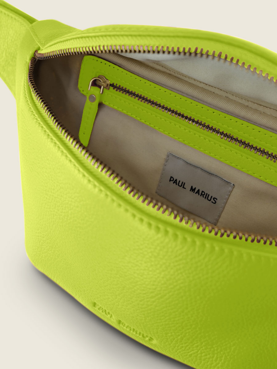 photo-vue-interieure-sac-banane-cuir-vert-labanane-sorbet-pomme-paul-marius-m503-sb-lgr