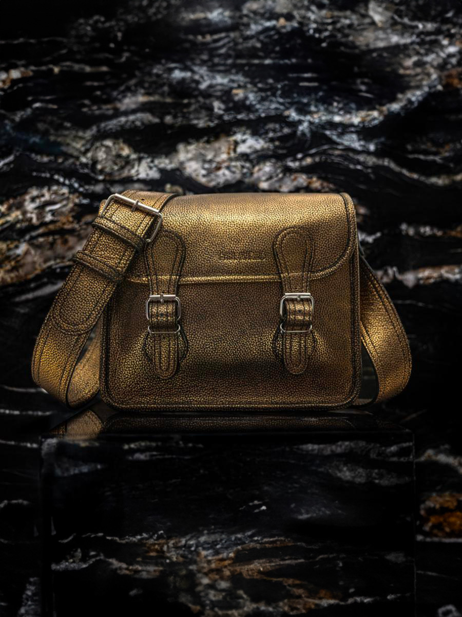 Sacoche cuir noir sale