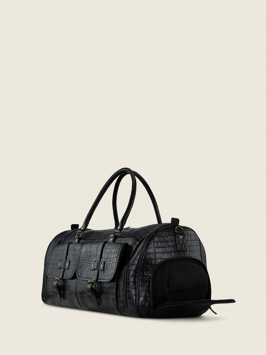 photo-vue-de-dos-sac-voyage-cuir-unisexe-noir-le48h-heritage-noir-de-jais-paul-marius-m107-cr-b