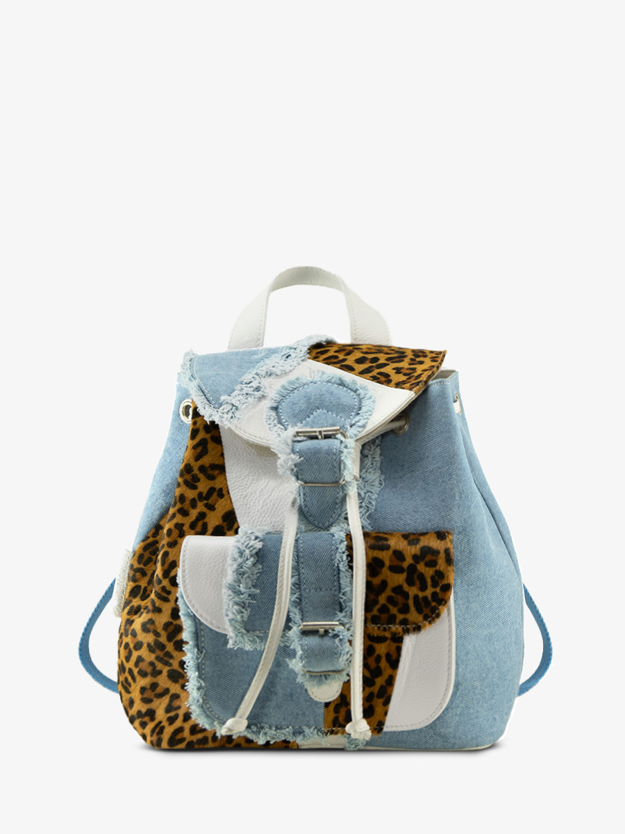 photo-vue-face-sac-dos-cuir-leopard-blanc-lebaroudeur-chimere-denim-blanc-paul-marius-m40-ch-w-denim