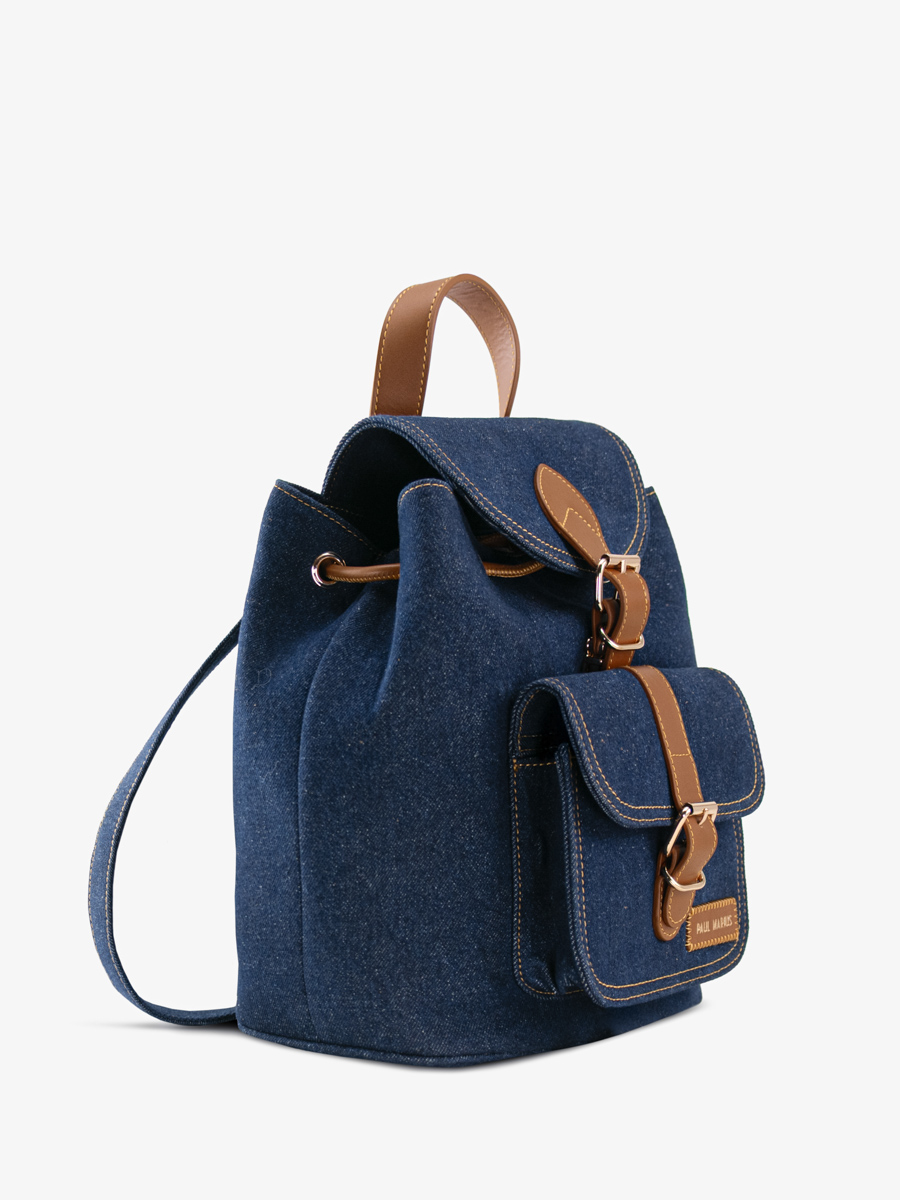 sac-a-dos-bleu-jean-lebaroudeur-denim-brut-vue-cote-m40-dblu-denim