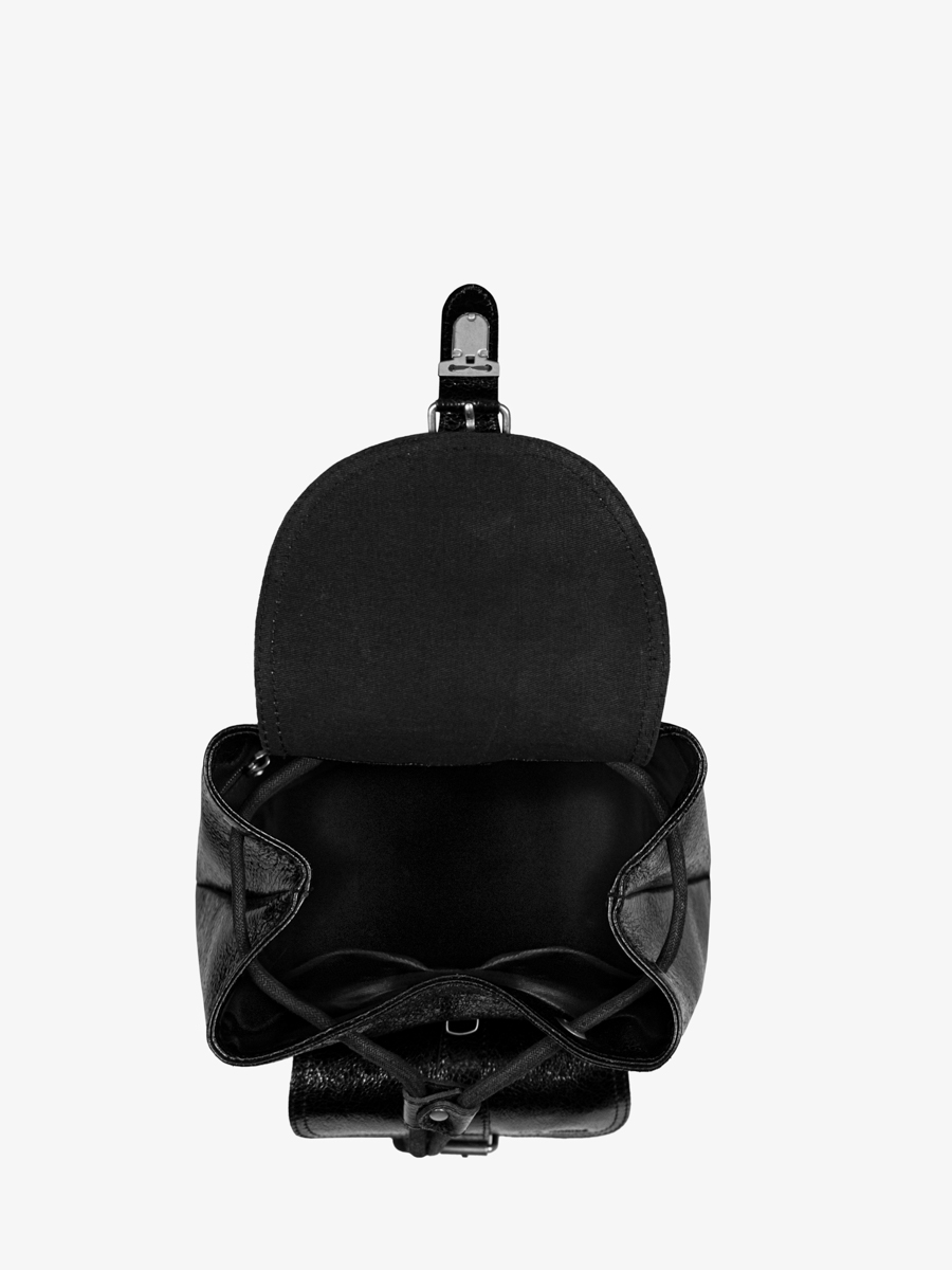sac-a-dos-cuir-noir-scintillant-lebaroudeur-eclipse-vue-interieure-m40-m-b