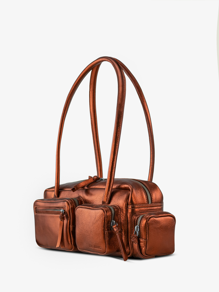 sac-multi-poches-cuir-cuivre-metallise-lebasset-90s-ginger-vue-cote-w56-m-o