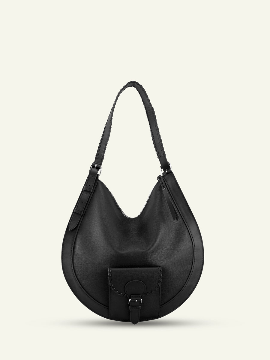 sac-femme-cuir-lehobo-m-noir-vue-face