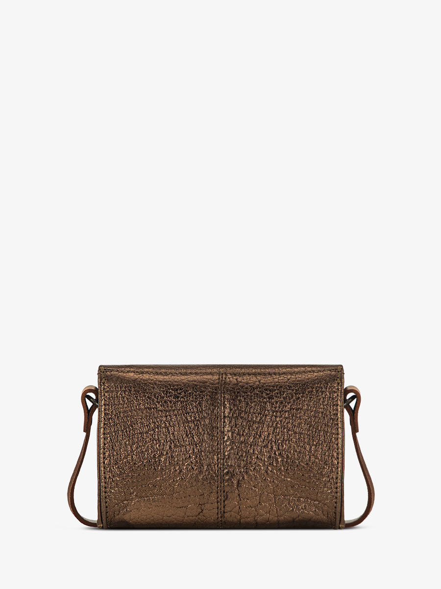 Le Mini Indispensable Cuivre sac bandouliere cuir femme Cuivre PAUL MARIUS